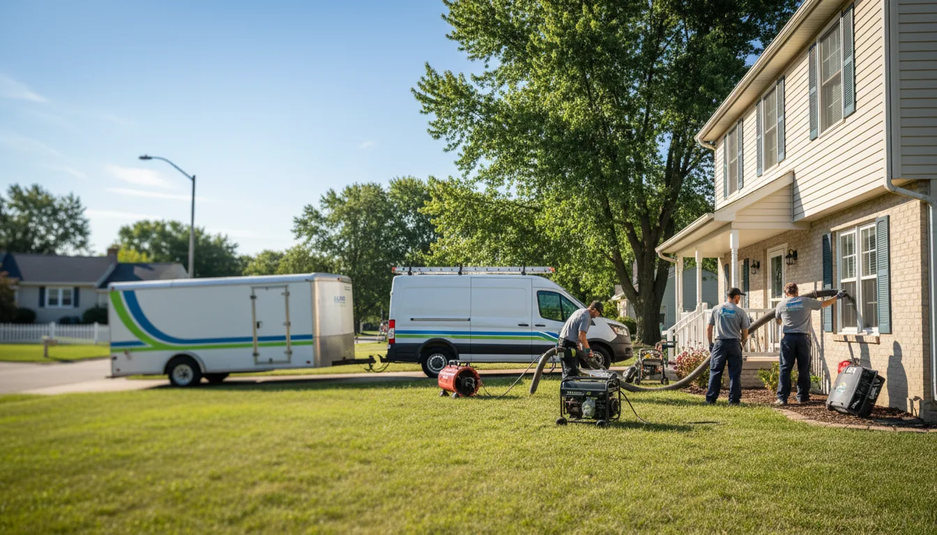 Flooded Basement Restoration And Cleanup With Repair in Granger, IA near me